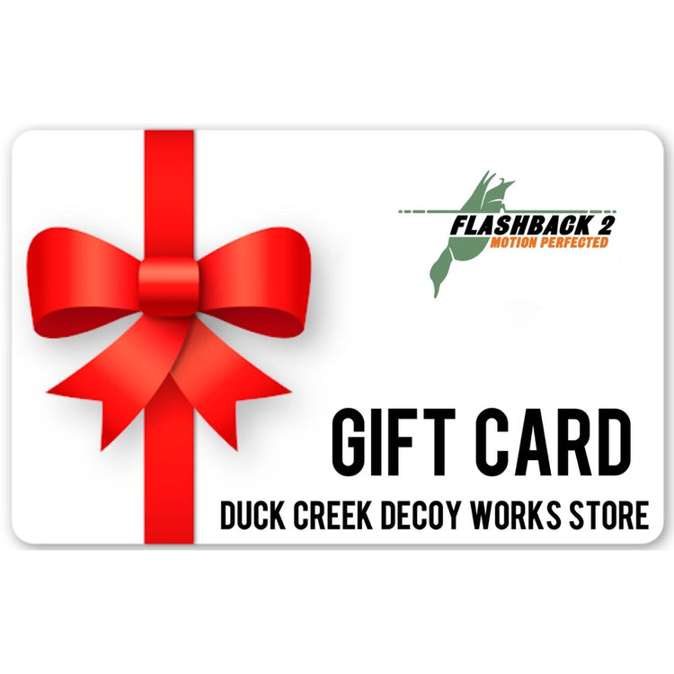 Duck Creek Decoys Gift Card Duck Creek Decoy Works